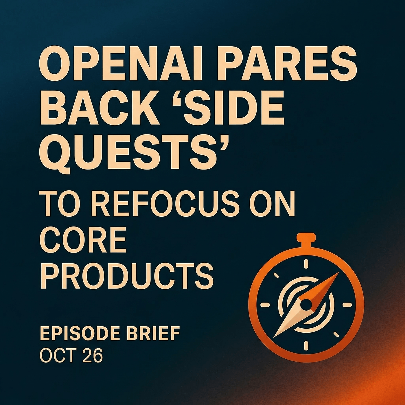 OpenAI Refocuses, Memory Crunch, Nvidia’s Trillion Bet