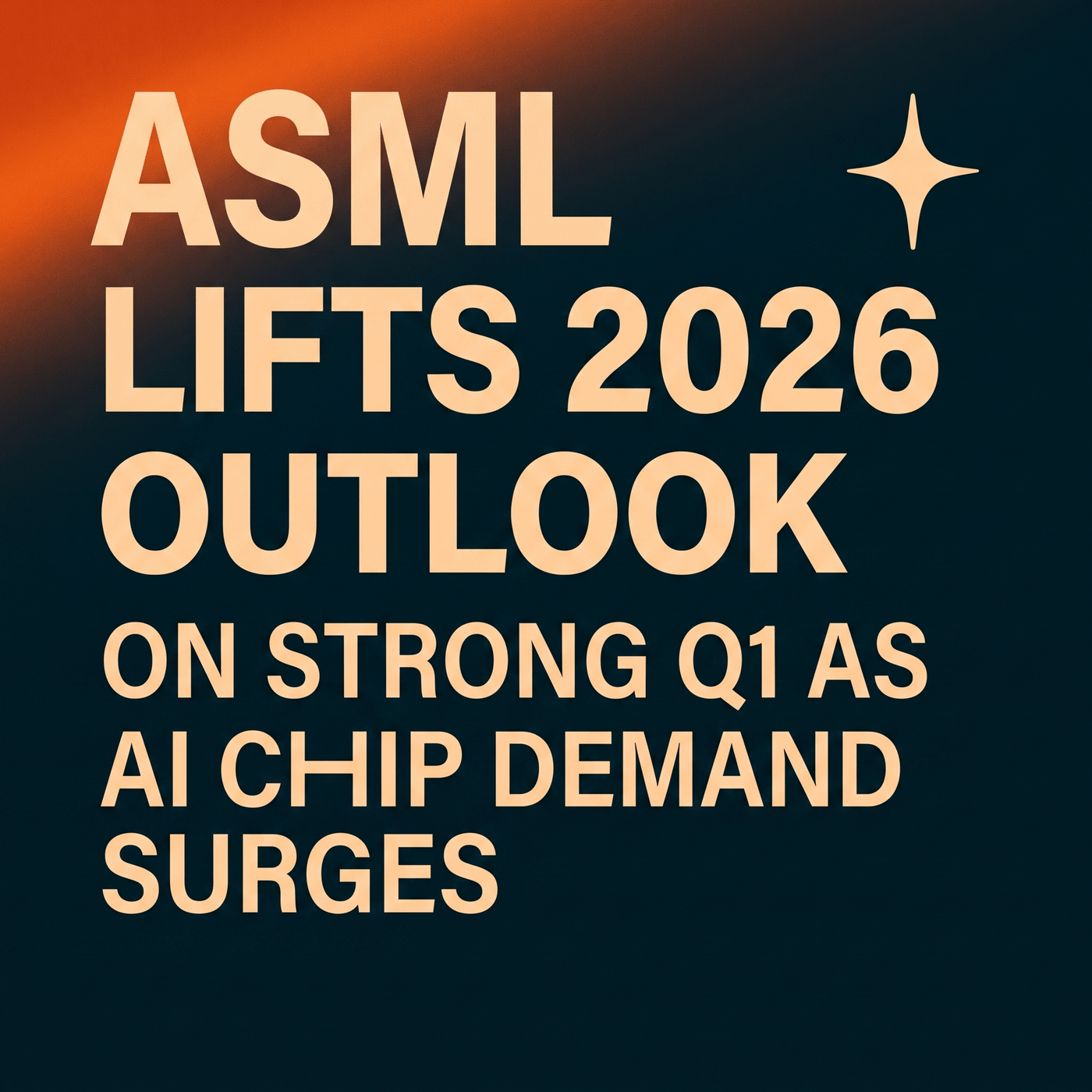 ASML Surges, TLS Shake-Up, Agents Move In