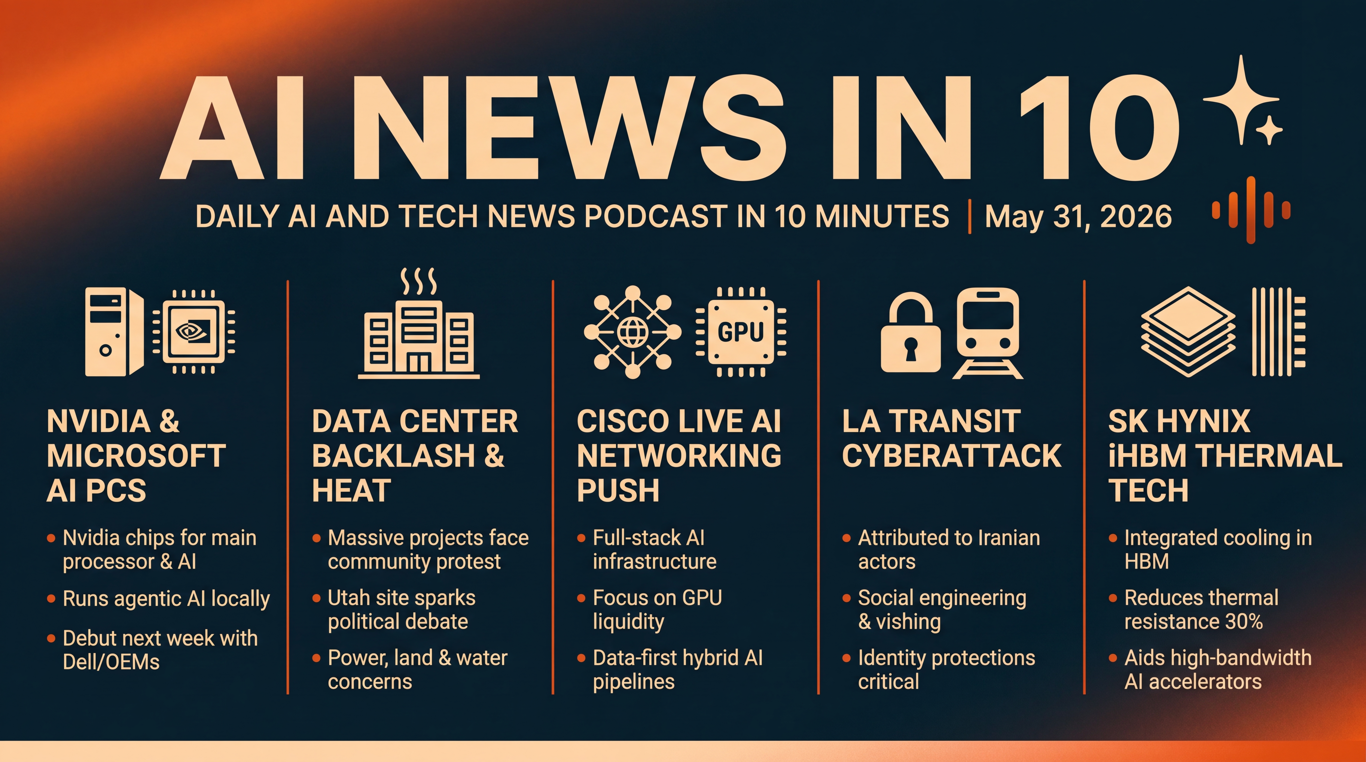 Infographic for AI PCs Arrive, Data Centers Face Heat