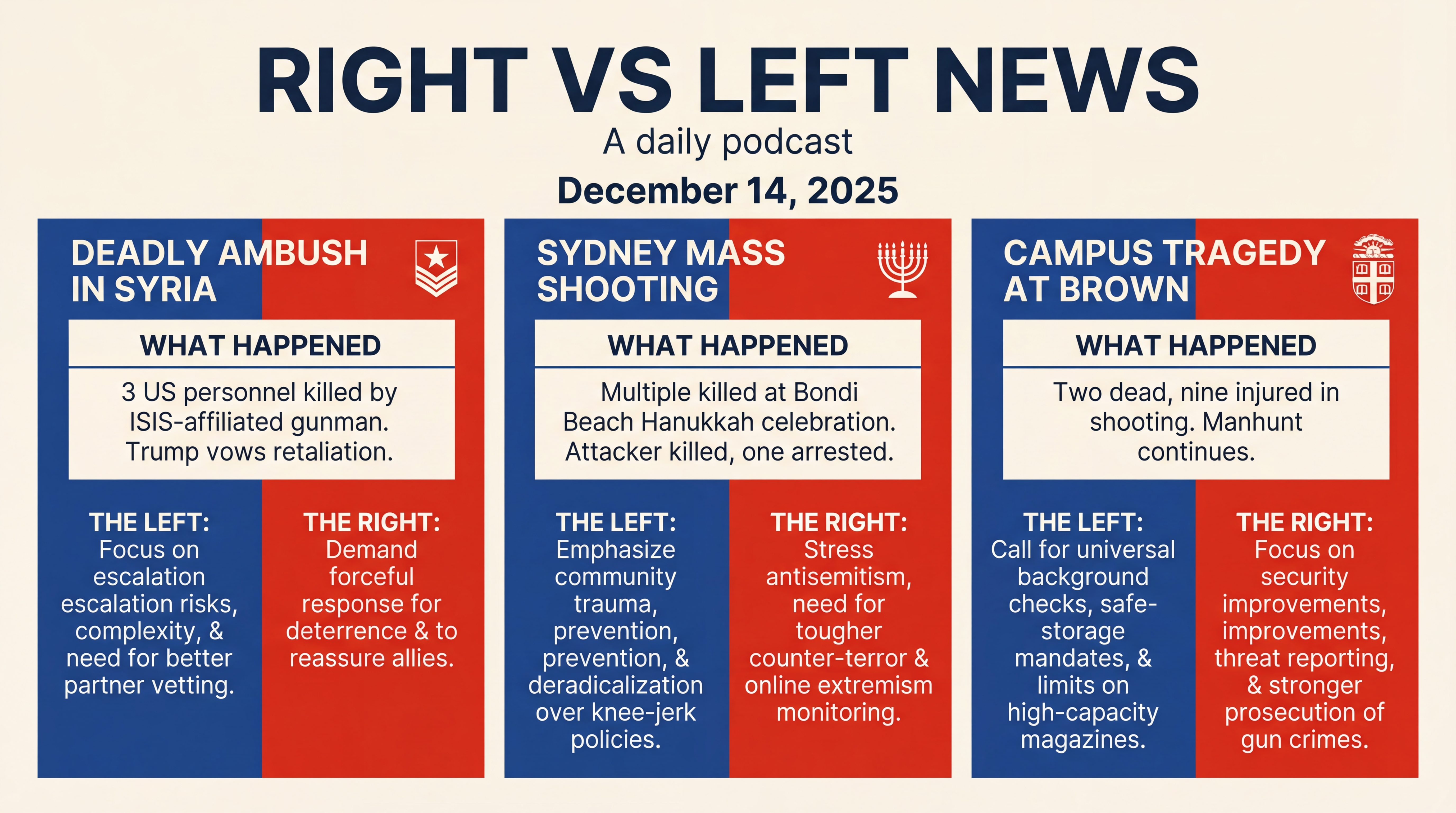 Infographic for Flashpoints and Fallout: Five Stories in 24 Hours