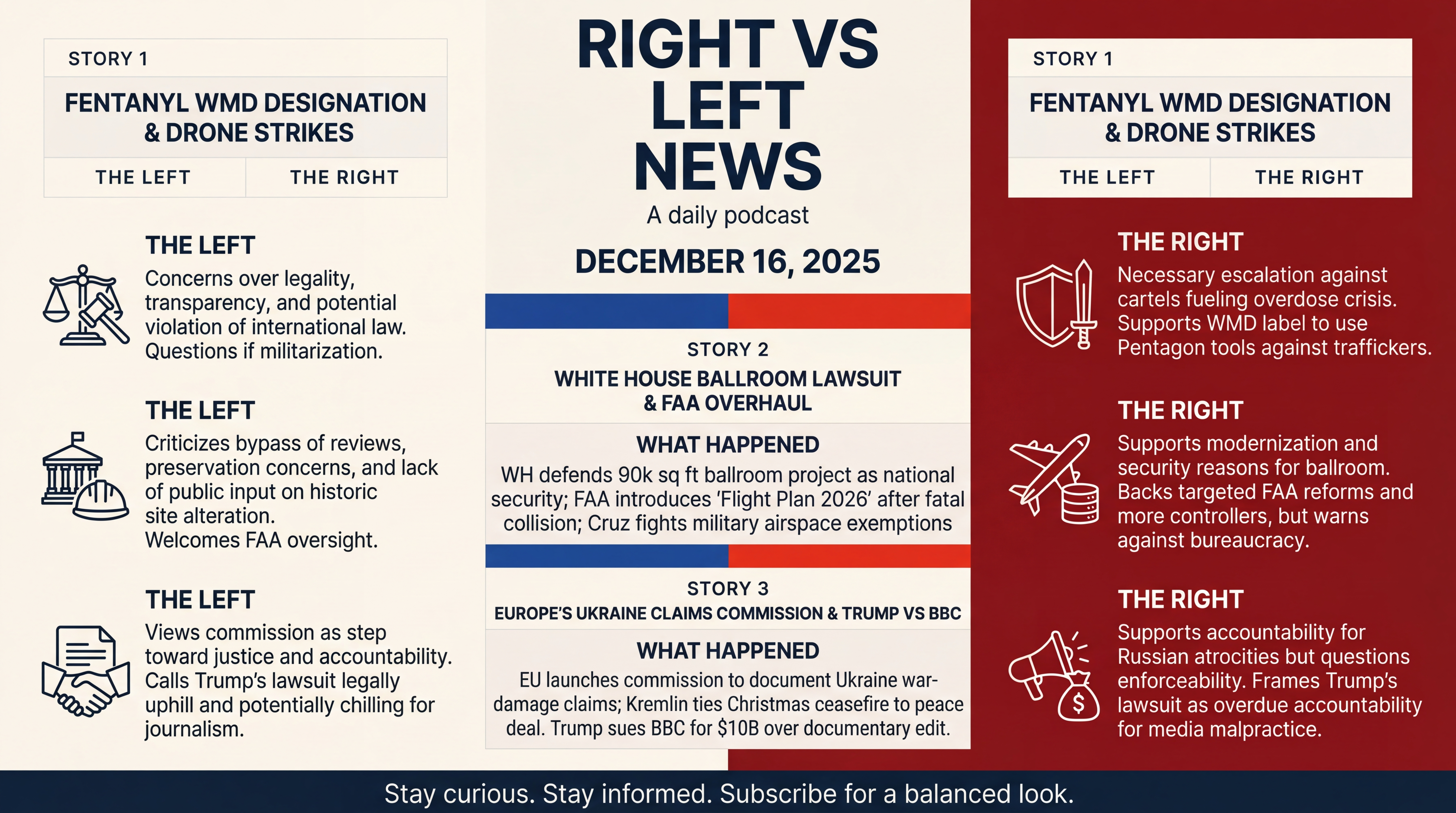 Infographic for Drones, Ballrooms, FAA Fixes, and Ceasefires
