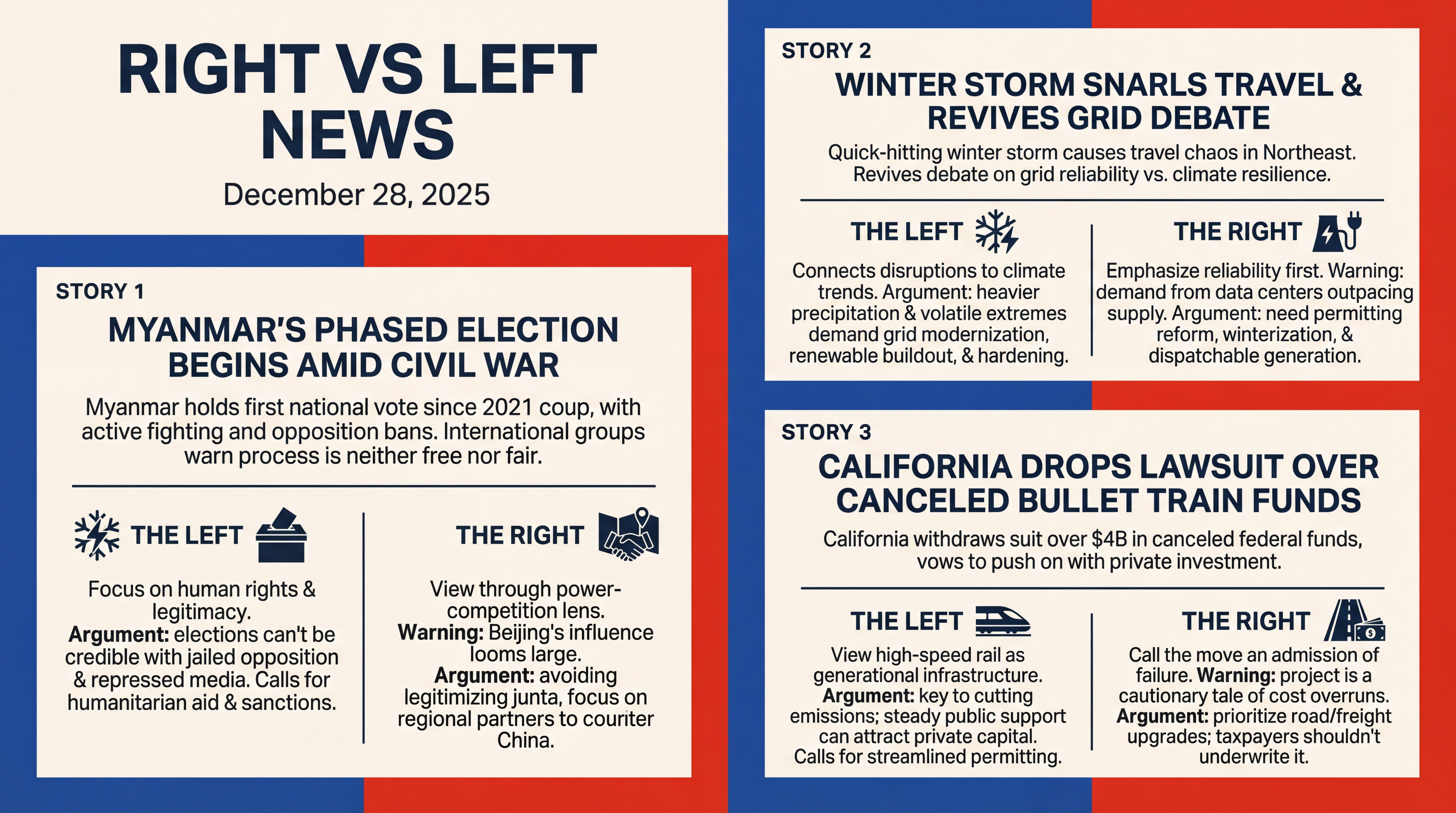 Infographic for Ballots, Blizzards, and California's Bullet Train