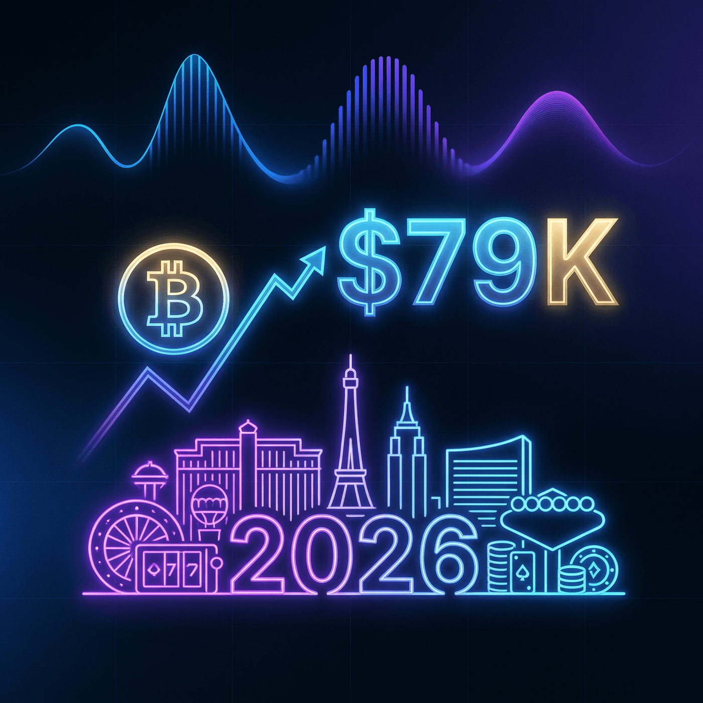 Bitcoin Near 79K: Vegas, Perps, and ETF Flows